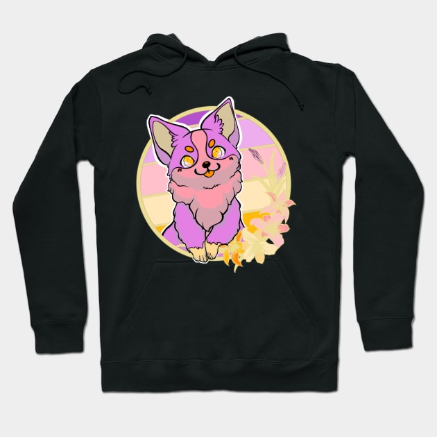 Trixic corgi (w/o symbol) Hoodie by ThBlkBirdDaliah